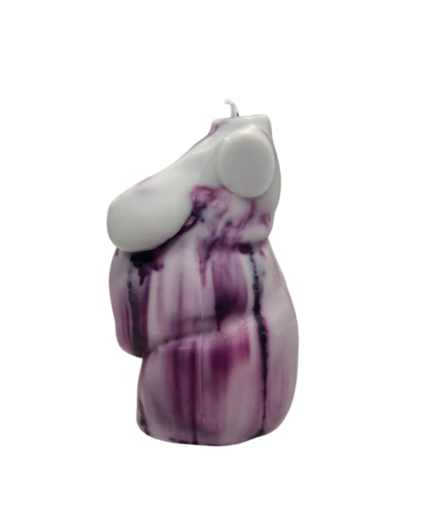 she voluptuous grey with purple marble 12cm