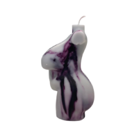 she curvaceous grey with purple marble 9cm