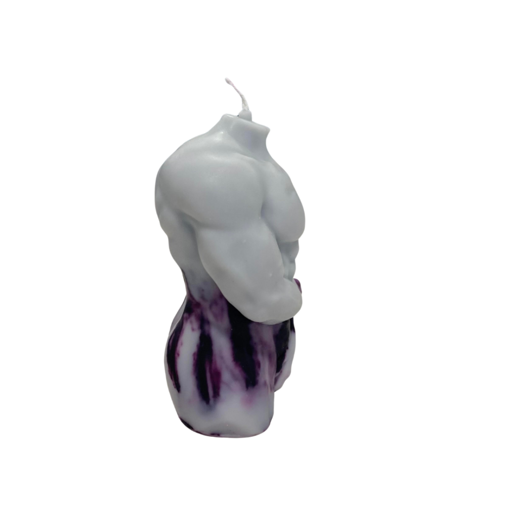 he sculpted grey with purple marble 9cm