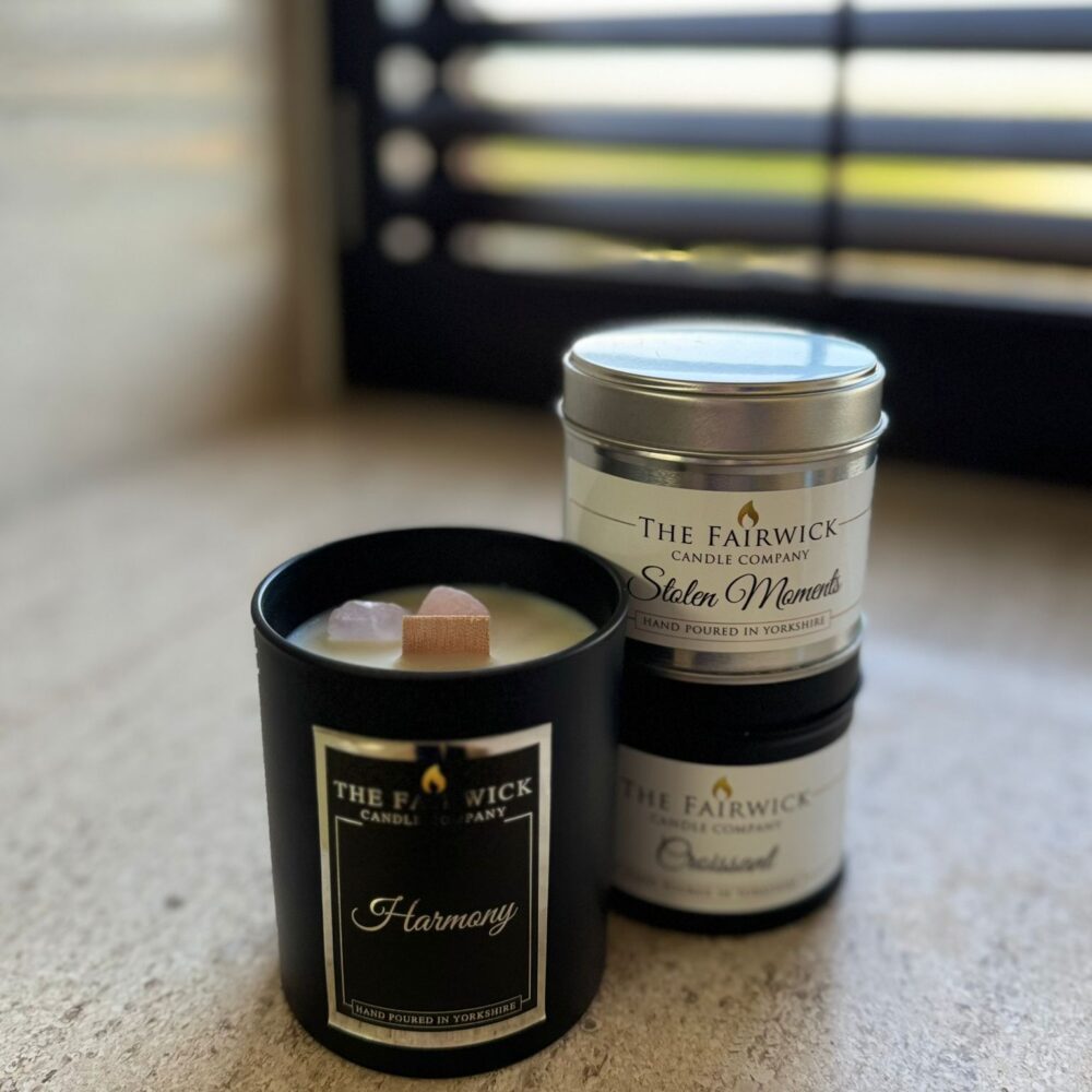 harmony essential oil candle