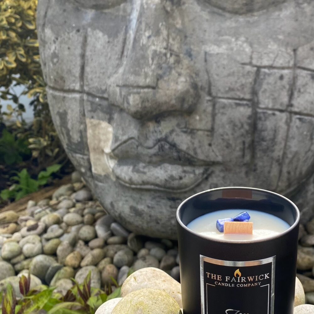 zen essential oil candle