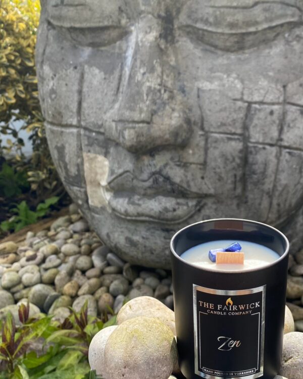 zen essential oil candle