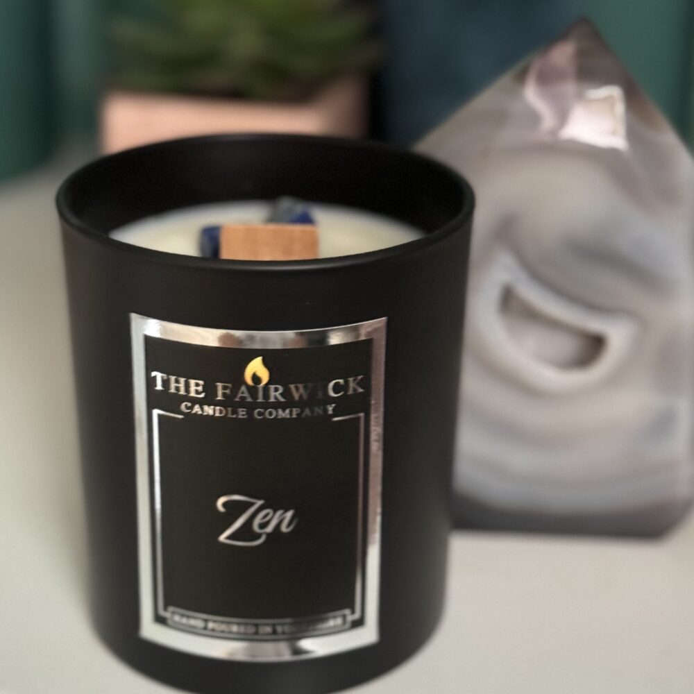 zen essential oil candle