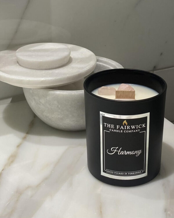 harmony essential oil candle