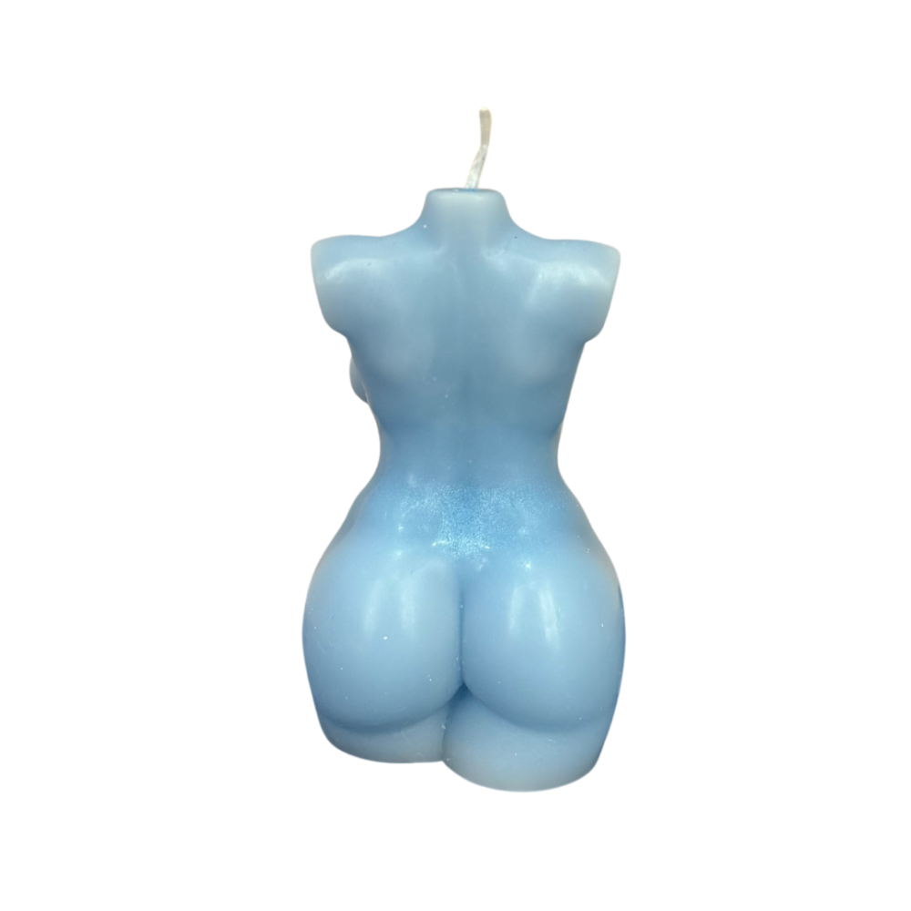 she curvaceous right mastectomy blue ombre with single flower 9cm