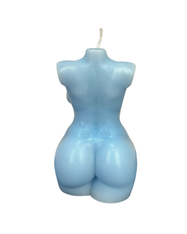 she curvaceous right mastectomy blue ombre with single flower 9cm