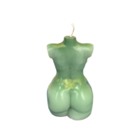 she curvaceous left mastectomy green ombre with single flower 9cm