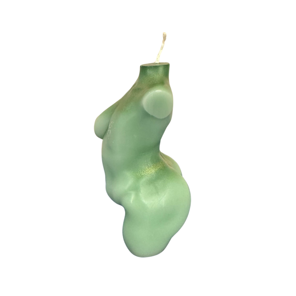 she curvaceous left mastectomy green ombre with single flower 9cm