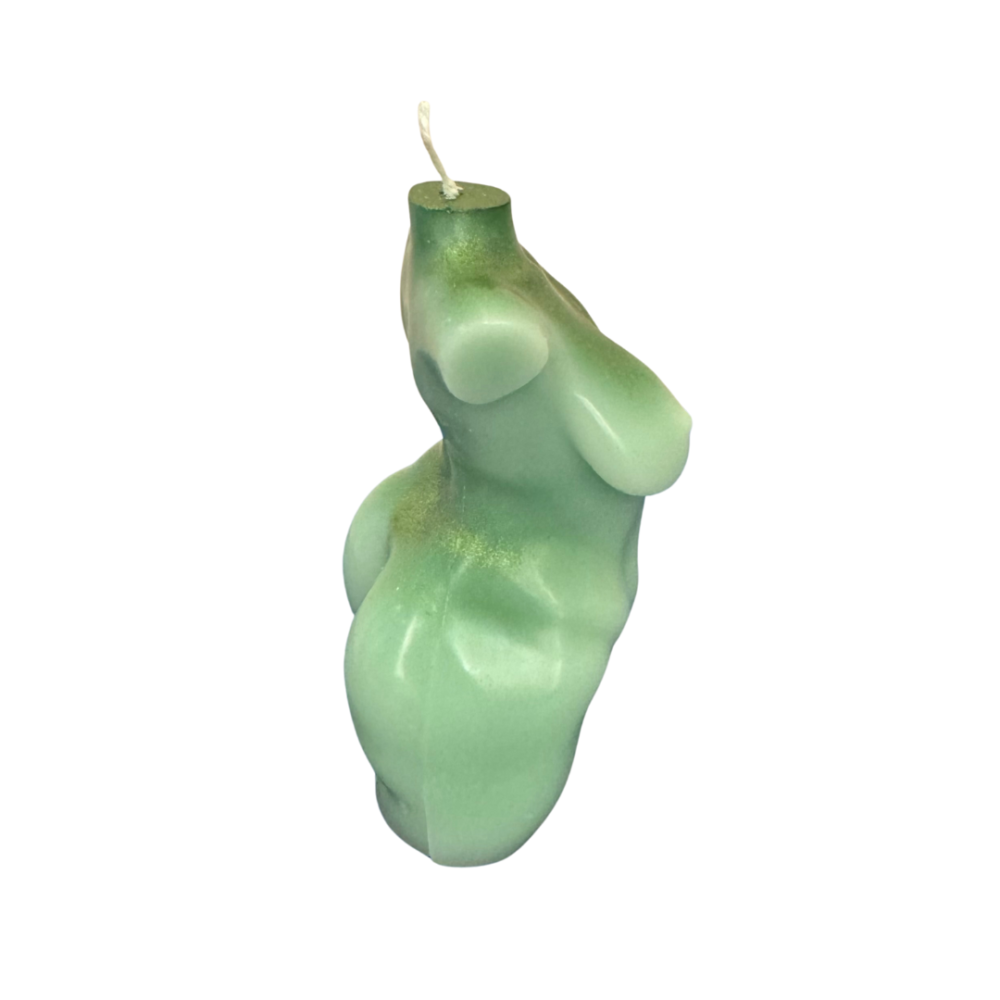 she curvaceous left mastectomy green ombre with single flower 9cm