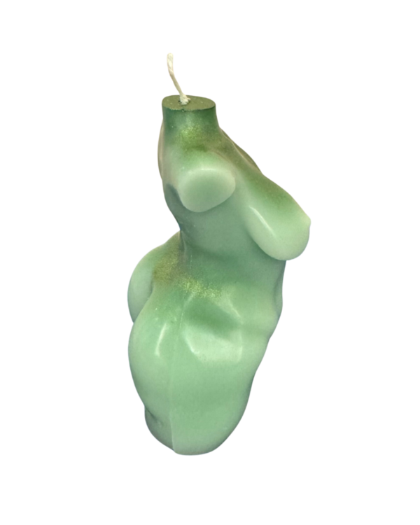 she curvaceous left mastectomy green ombre with single flower 9cm