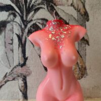 she statuesque pink ombre with silver embellishment 14cm