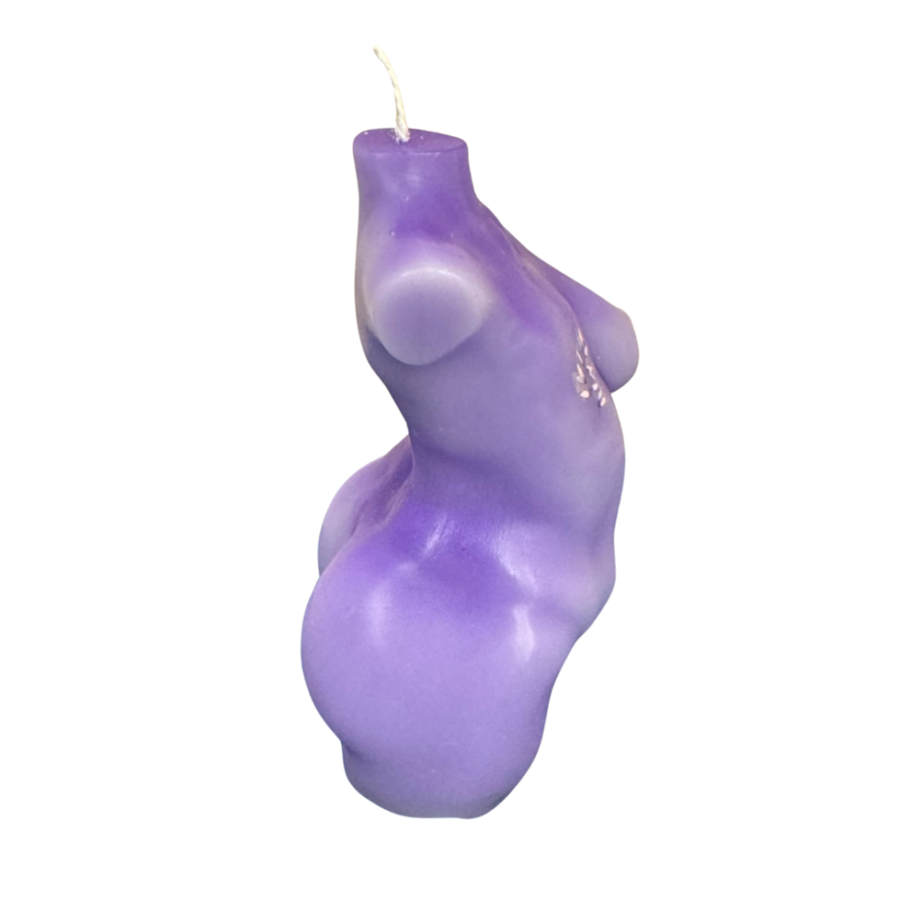 she curvaceous right mastectomy purple ombre with single flower 9cm